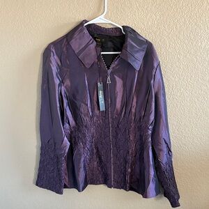 Elegant Women's Purple Blazer